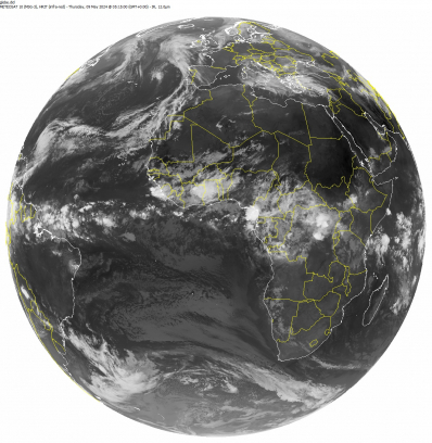 Última imagen Satélite Meteosat Global