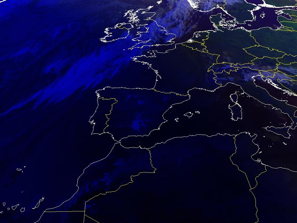 Última imagen Satélite Meteosat Canal Visible